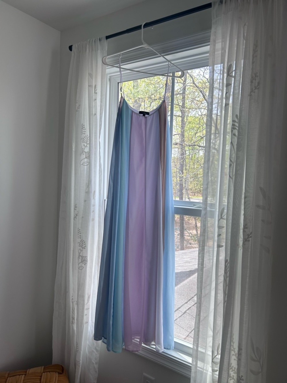Lulu's Pastel Lavender Ombre Slip Dress